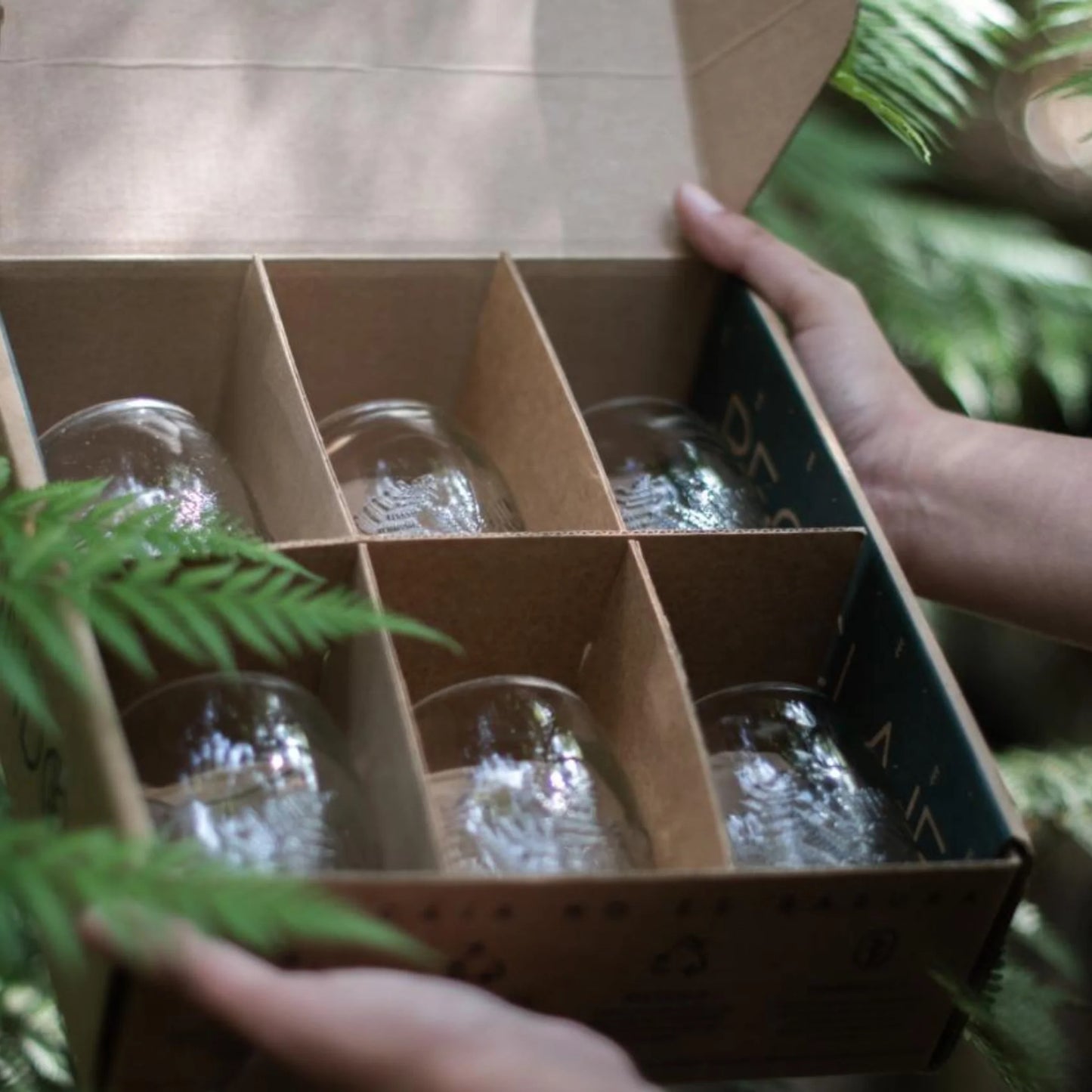 6 Vasos de Botella Pequeña Puyehue