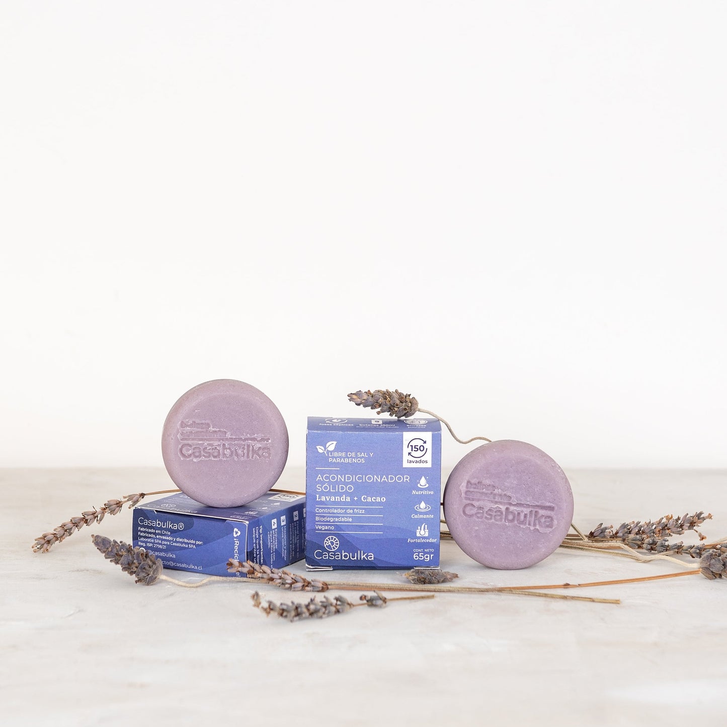 Acondicionador Sólido Lavanda y Cacao Casabulka