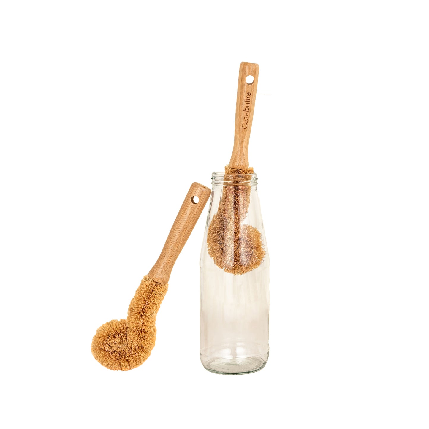 Cepillo Limpia Botellas de Sisal