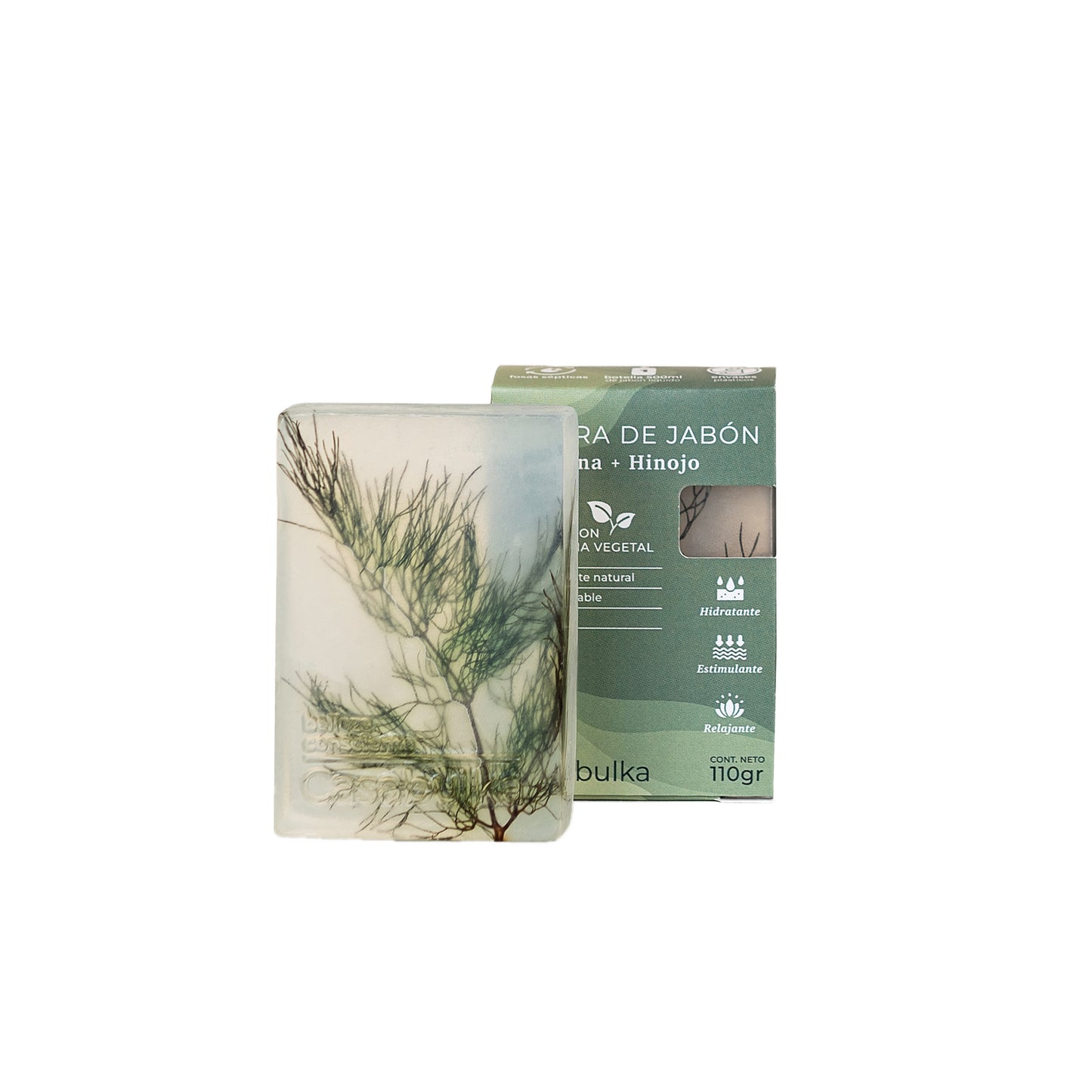 Jabón Sólido 110 gr de Verbena con Hinojo Casabulka