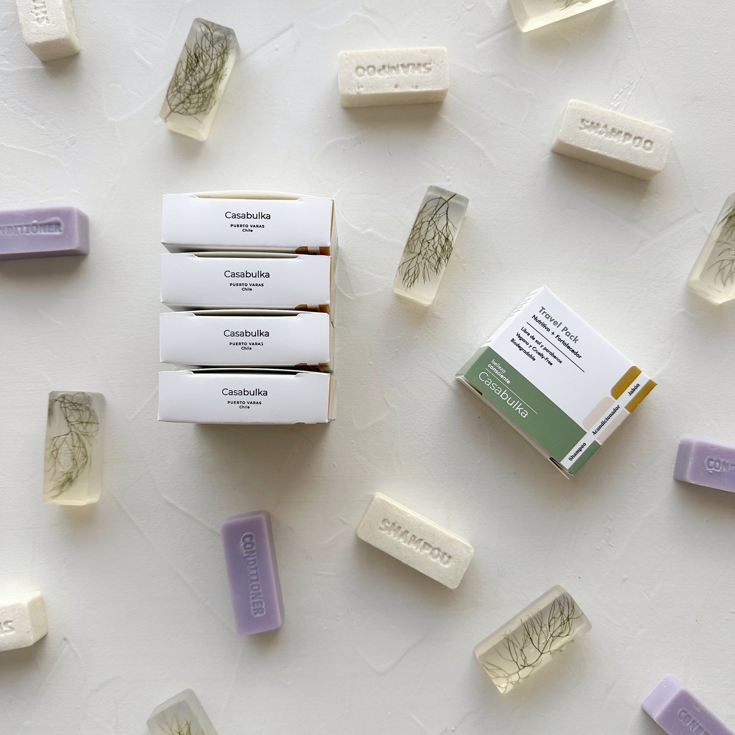 Kit de Viaje Cosmética Sólida Natural