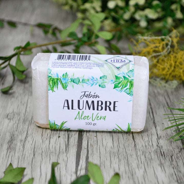 Jabón Alumbre con Aloe Vera
