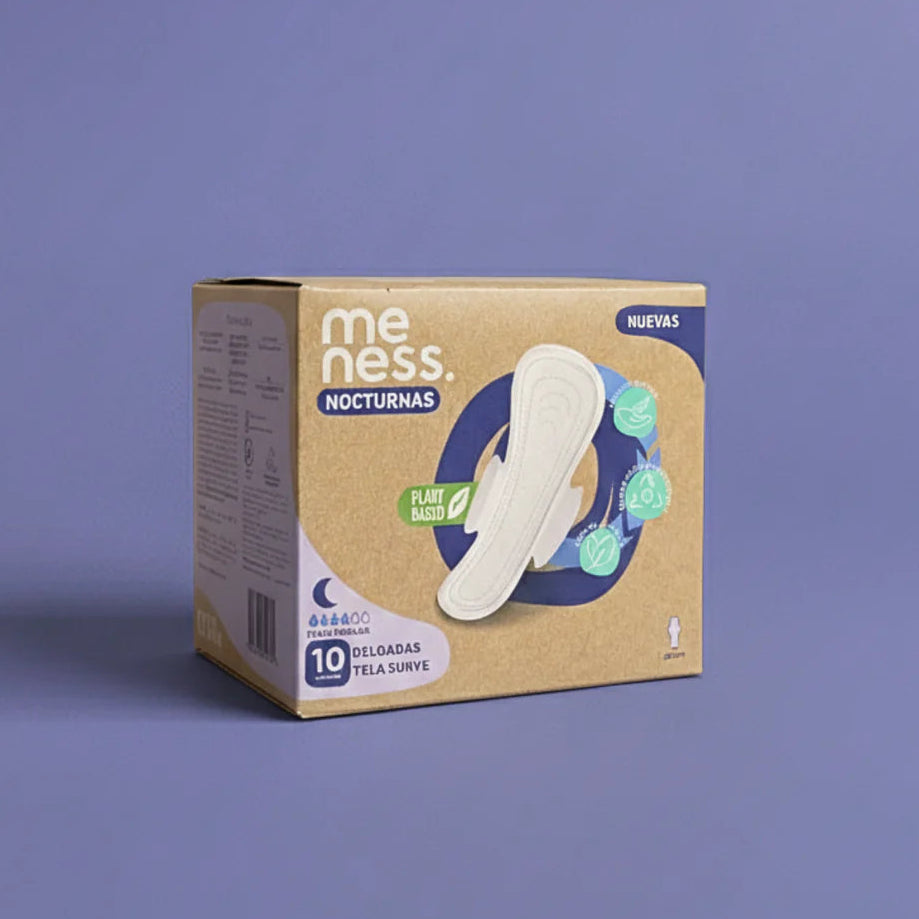 Toalla Nocturna Tela Suave Biodegradable (10 unidades)