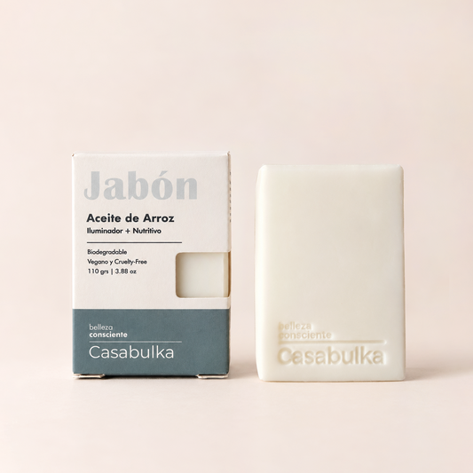 Jabón Sólido 110 gr de Aceite de Arroz
