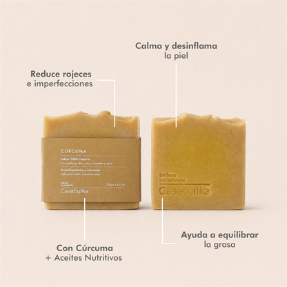 Jabón Medicinal Antiinflamatorio + Cúrcuma