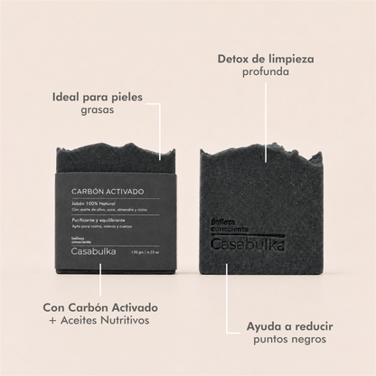 Jabón Medicinal Limpieza Profunda + Carbón Activado