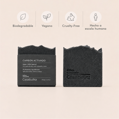 Jabón Medicinal Limpieza Profunda + Carbón Activado