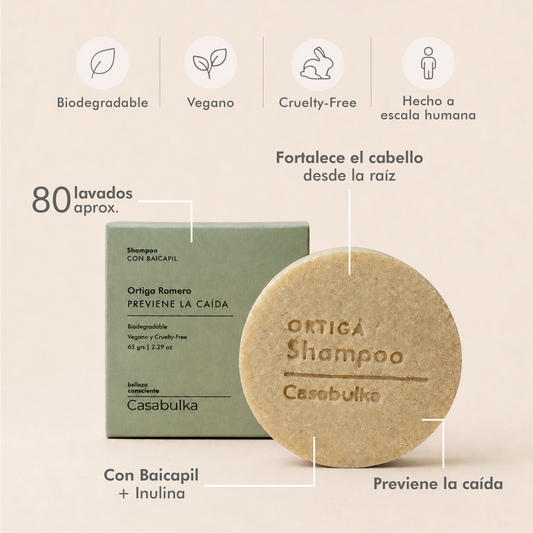 Shampoo Anticaída + Ortiga Romero