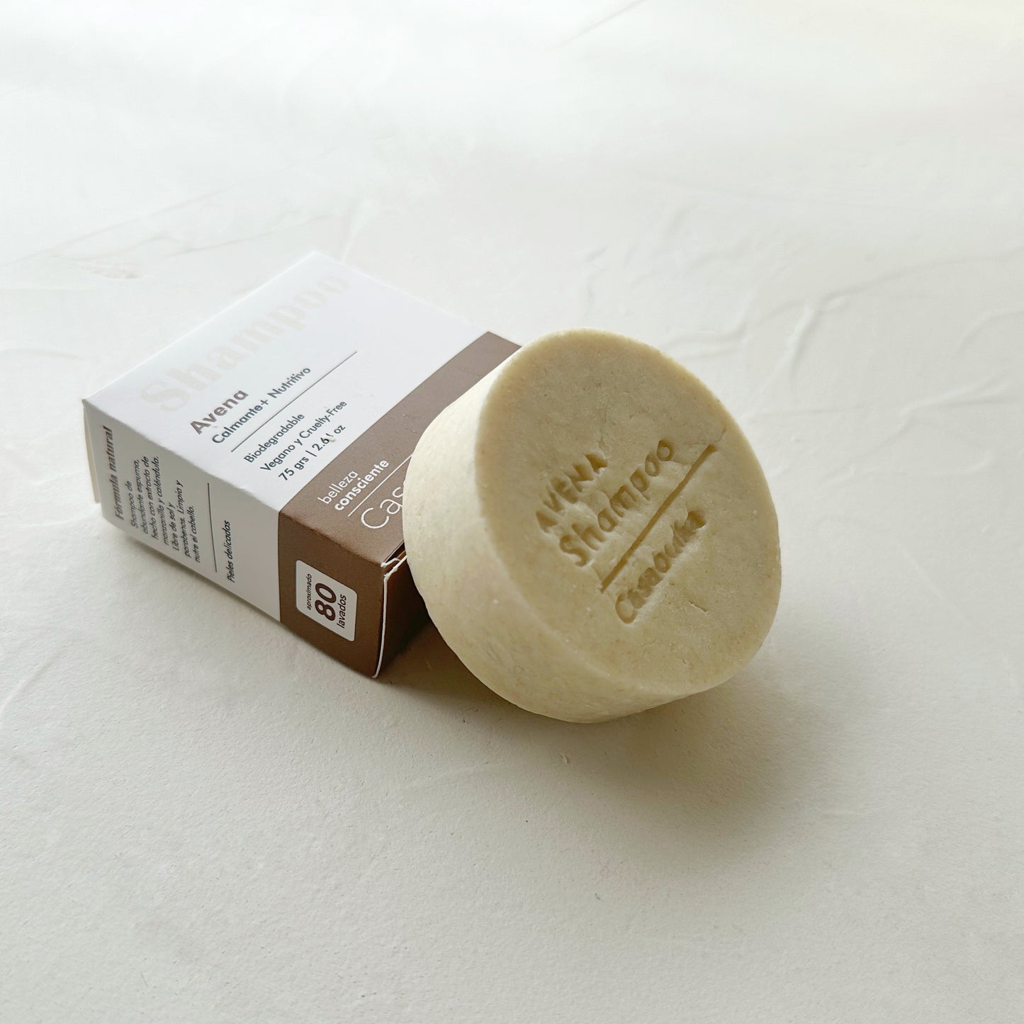 Shampoo Sólido Avena y Manzanilla Caléndula Casabulka