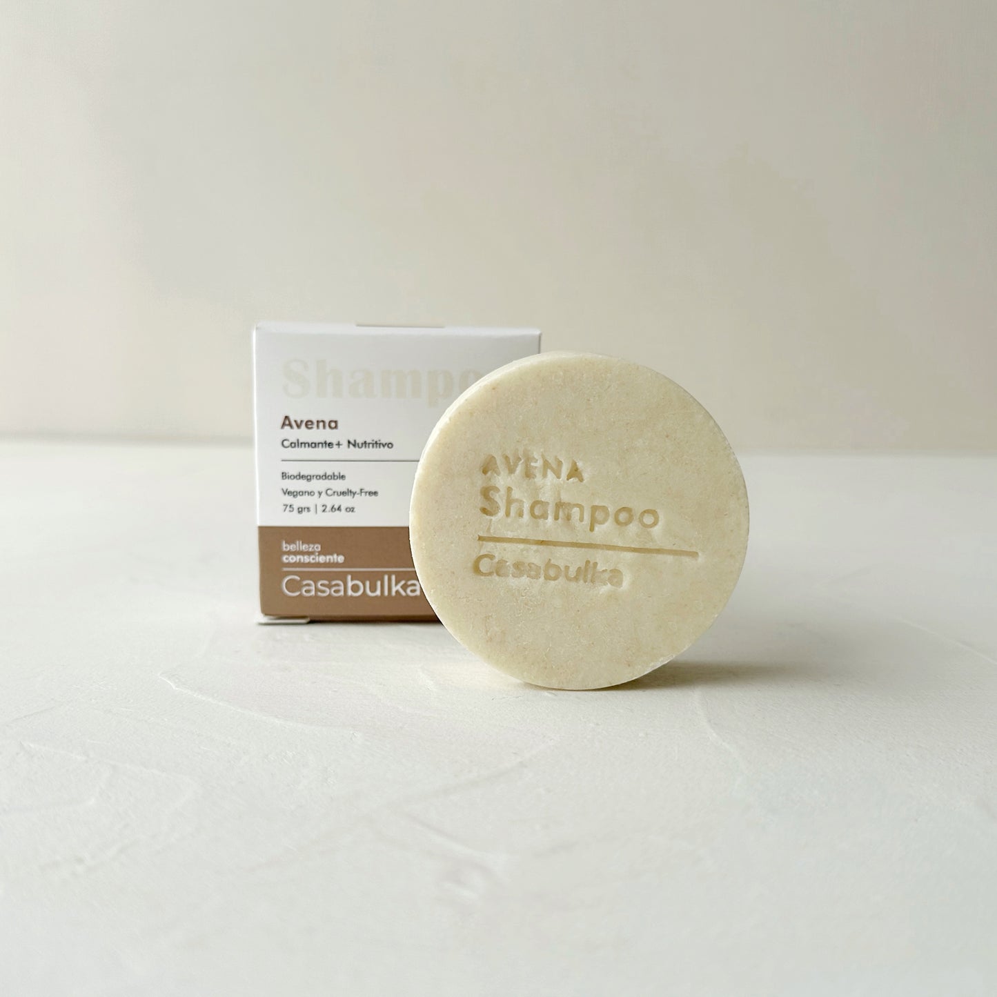 Shampoo Sólido Avena y Manzanilla Caléndula Casabulka