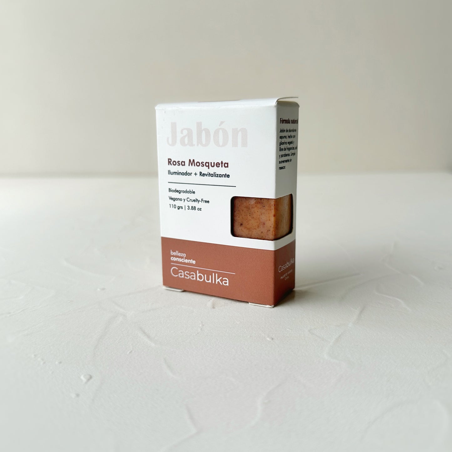 Jabón Sólido Natural de Rosa Mosqueta 110gr