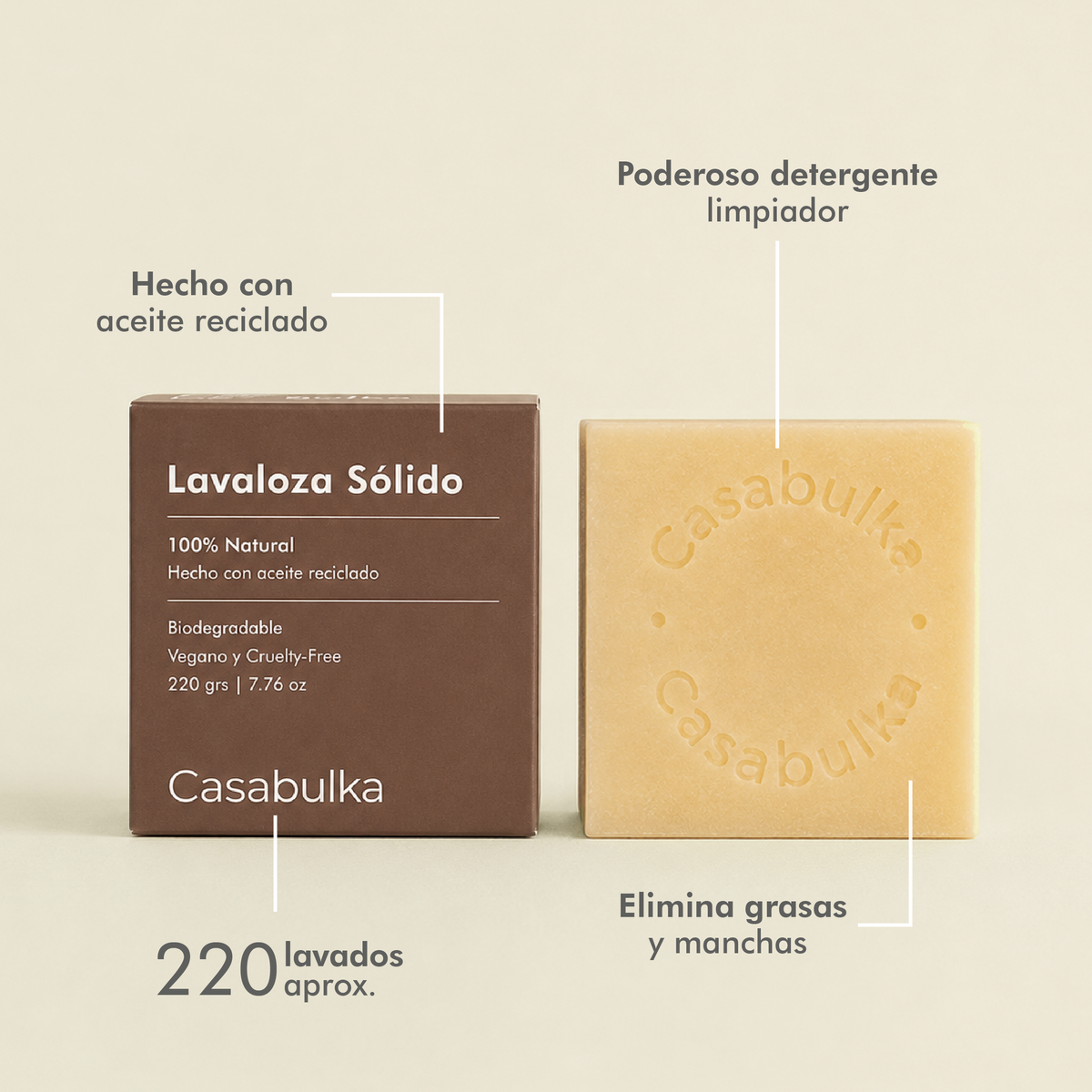 Lavaloza Sólido Biodegradable