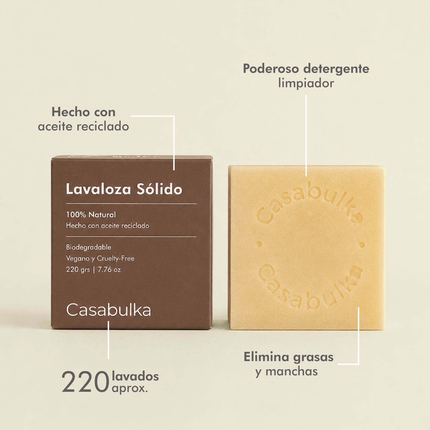 Lavaloza Sólido Biodegradable