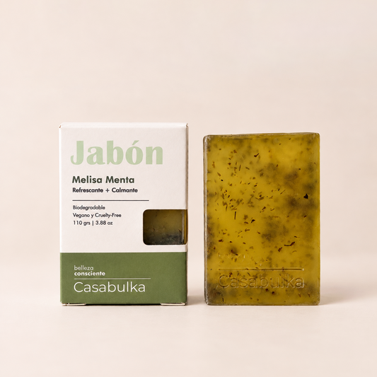 Jabón Sólido Natural de Melisa Menta Casabulka 110 gr