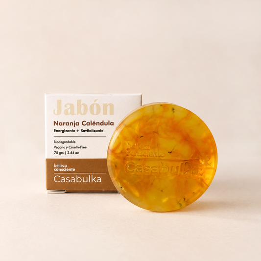 Jabón Sólido 75 gr Naranja Caléndula