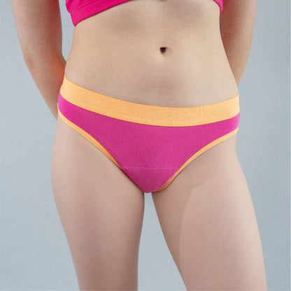 Calzón Menstrual Niñas y Adolescentes Flujo Intenso Fucsia