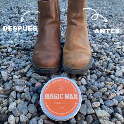 Magic Wax Impermeabilizante y Renovador de Cueros