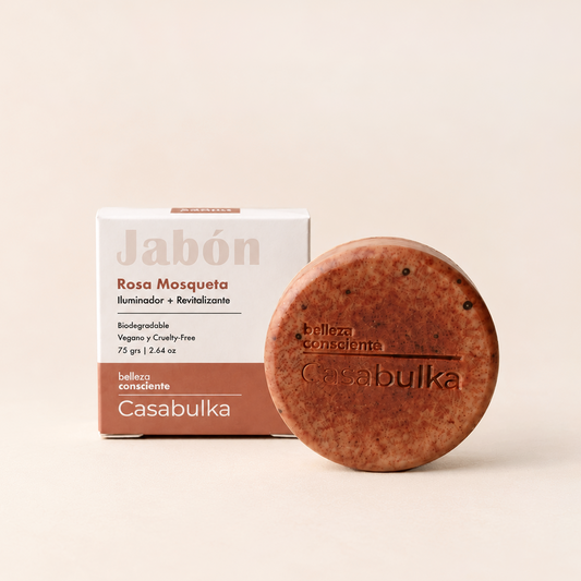 Jabón Sólido Natural de Rosa Mosqueta 75 gr