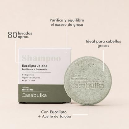 Shampoo Sólido Eucalipto Jojoba