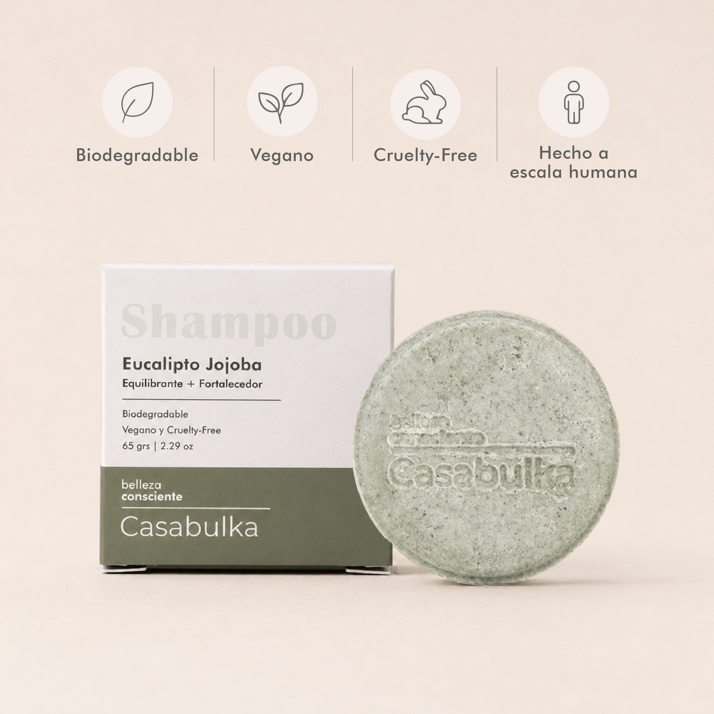Shampoo Sólido Eucalipto Jojoba