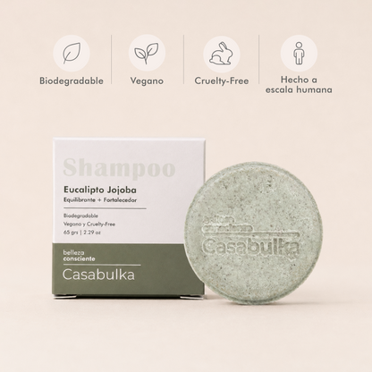 Shampoo Sólido Eucalipto Jojoba