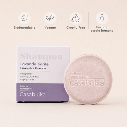 Shampoo Sólido Karité Lavanda