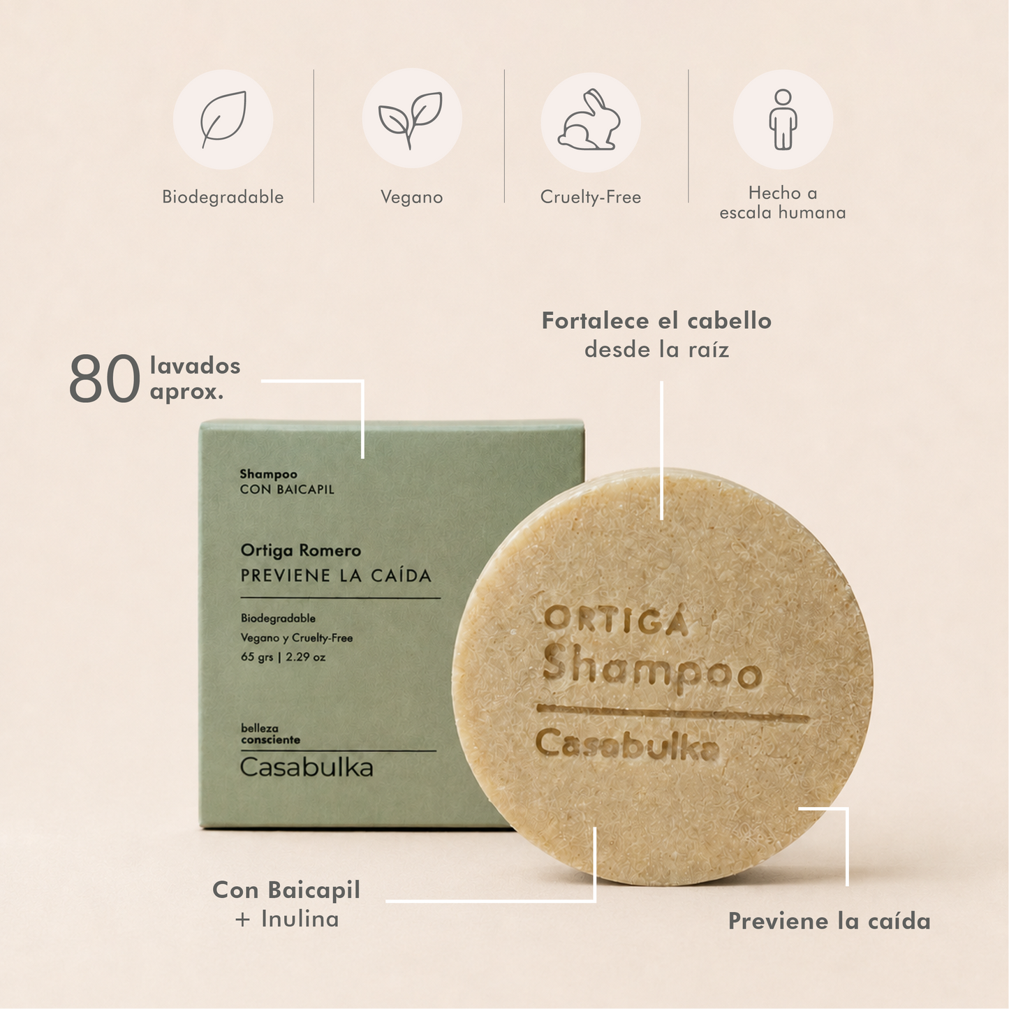 Shampoo Anticaída + Ortiga Romero