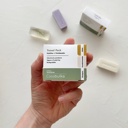 Kit de Viaje Cosmética Sólida Natural