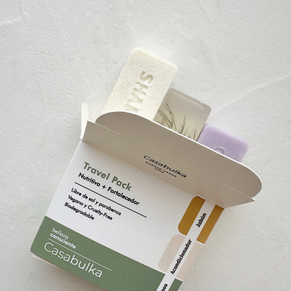 Kit de Viaje Cosmética Sólida Natural