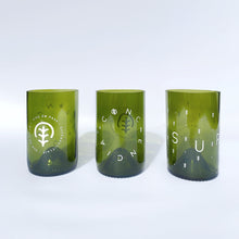 Cargar imagen en el visor de la galería, 6 Vasos de Botellas Verdes
