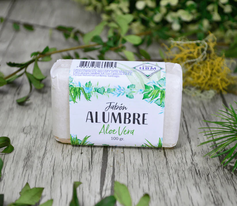 Jabón Alumbre con Aloe Vera