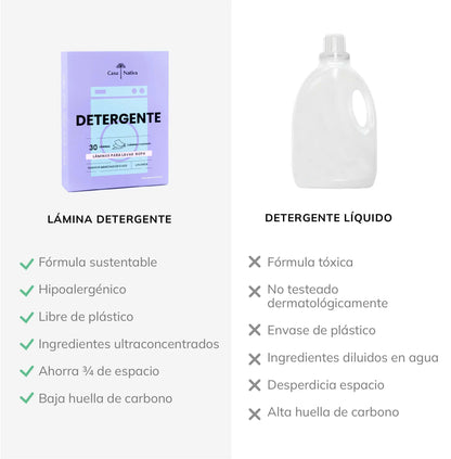 Detergente en Láminas Lavanda