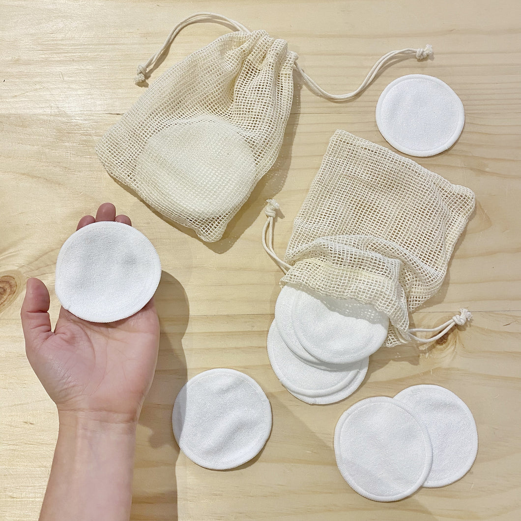 Set Pétalos Desmaquillantes bambú y algodón