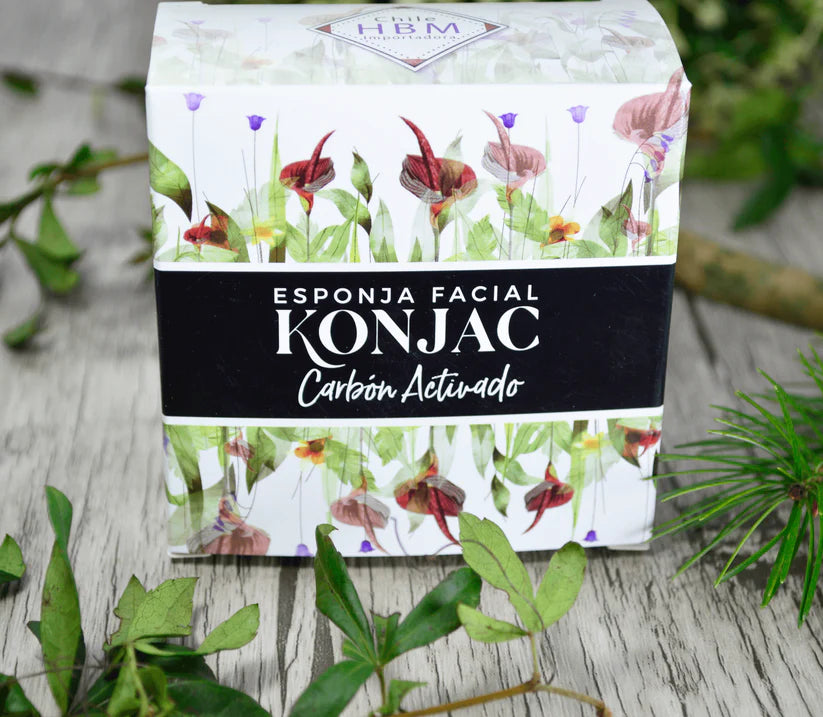 Esponja Facial con Carbón Activado