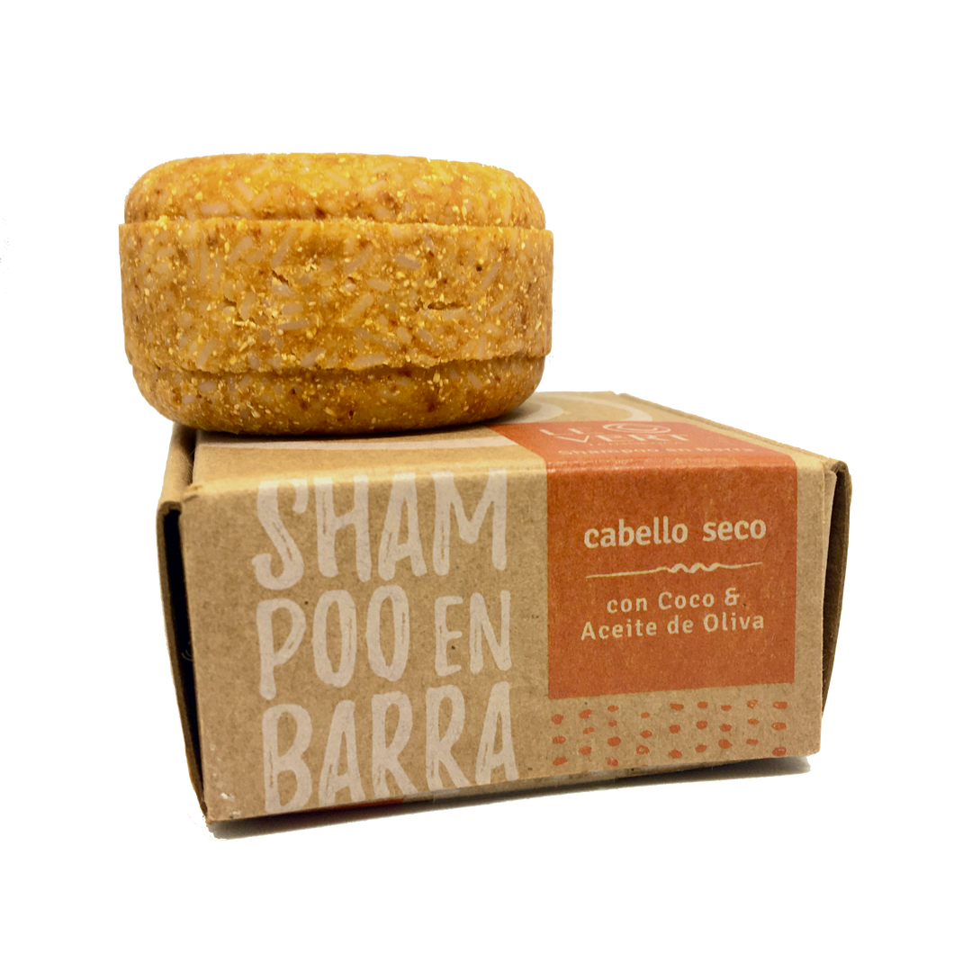 Shampoo Sólido Cabello Seco o Maltratado