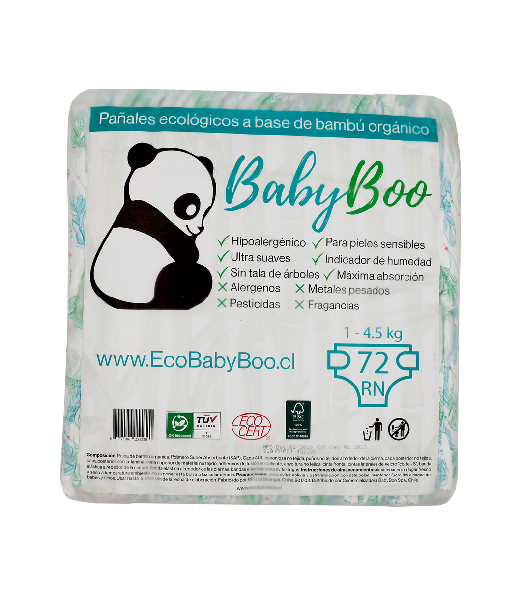 Pañales Ecológico de Bambú Orgánico