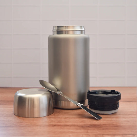 Termo de Comida Insulado Acero Inox 750 ml Gris