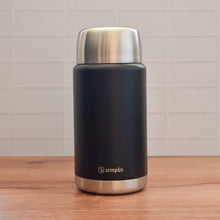 Cargar imagen en el visor de la galería, Termo de Comida Insulado Acero Inox 750 ml Negro
